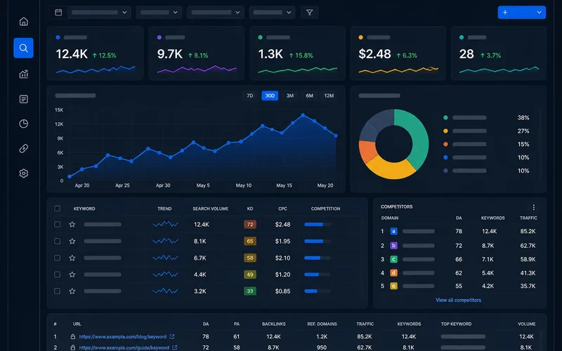 Market intent analysis process visualization