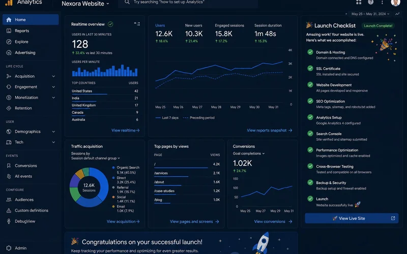 QA and launch process visualization